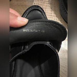 Prada Brushed Leather Loafer Platform